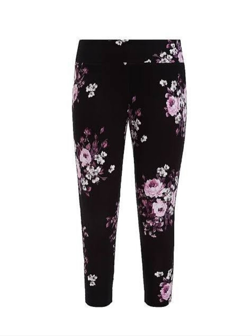 Torrid Black Floral Activewear Workout Leggings plus Size 00R